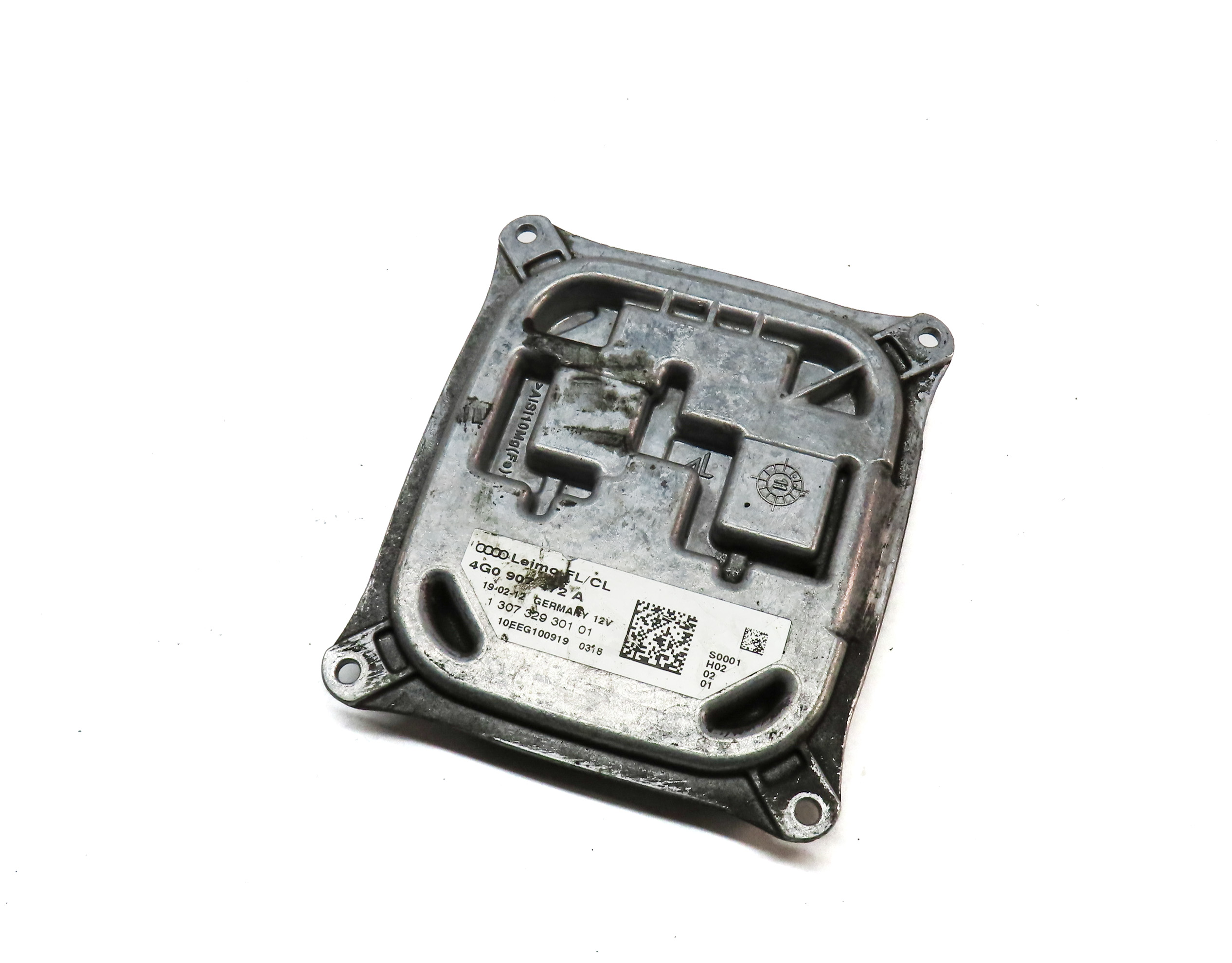 2012 AUDI A7 (C7 4G8) FRONT HEADLIGHT LAMP BULB BALLAST CONTROL MODULE — exact item pictured